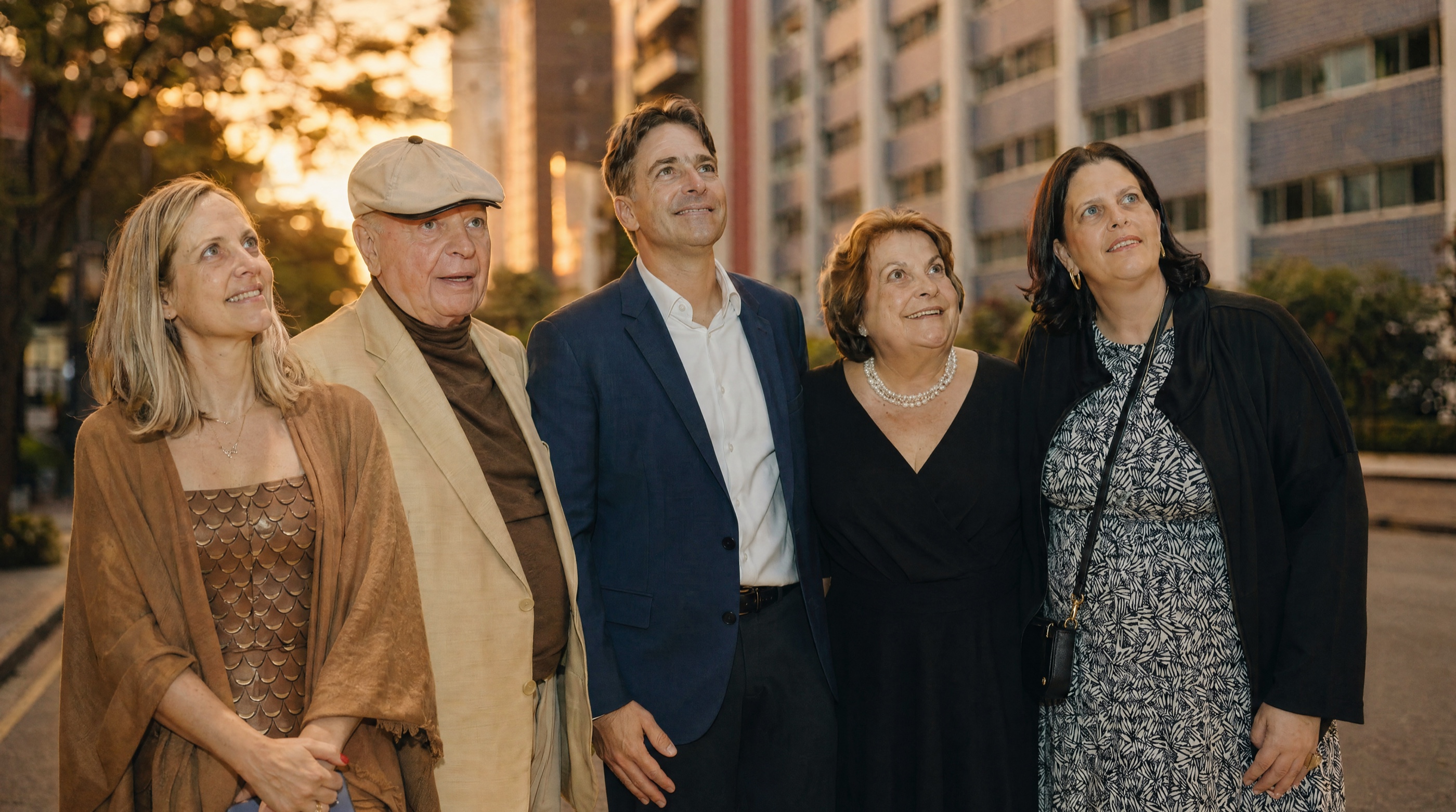 A família diante da obra